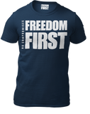 Freedom First T Shirt - Midnight Navy